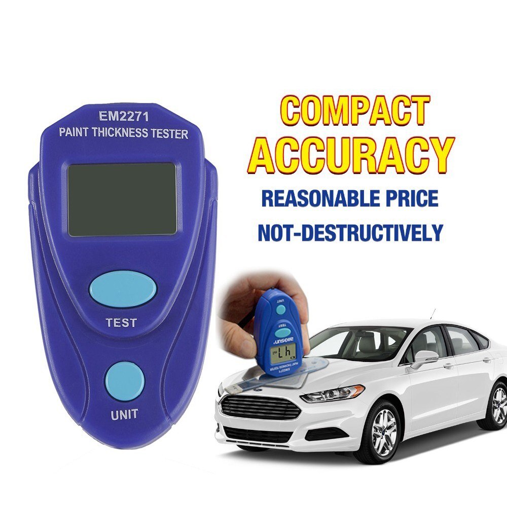 Digital Painting Thickness Gauge Painting LCD Display Car Paint Varnish Measuring Device Coatings Meter