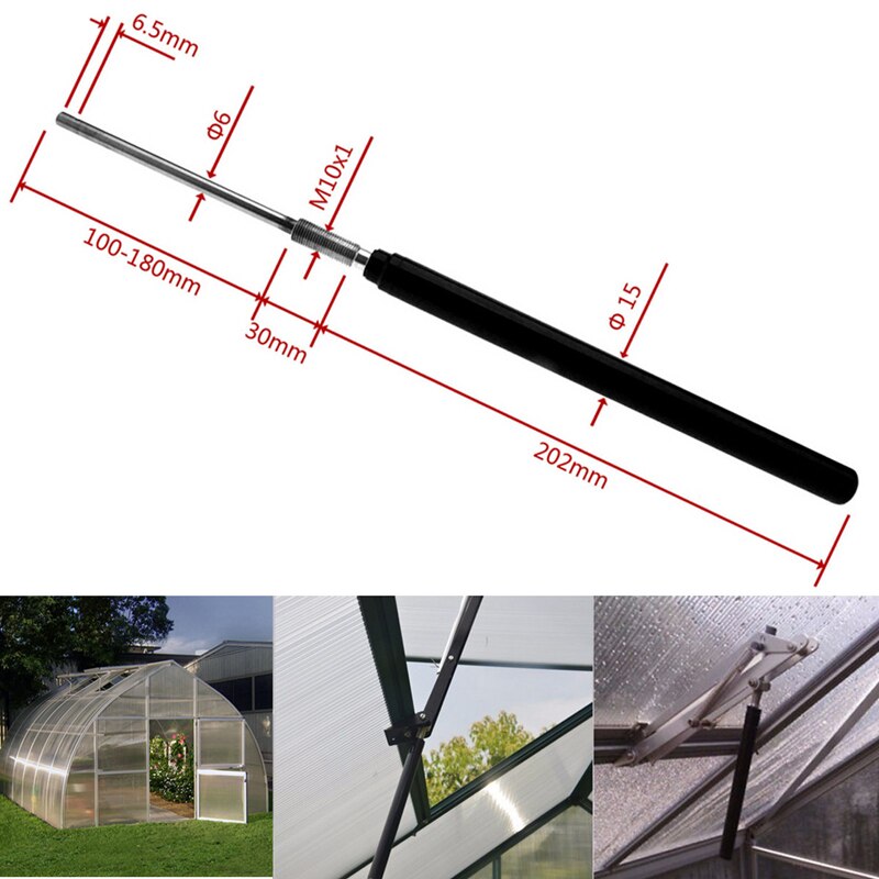 34cm tag automatiske drivhus vinduesåbnere udskiftning cylinder cylinder ventilation følsomme vindueåbnere