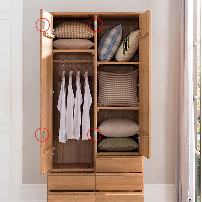 Punch-free Magnetic Door Closer Cabinet Door Magnets Ultra Thin for Kitchen Cupboard Wardrobe Closet In Stock