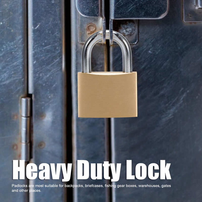 key lock Heavy Duty Outdoor Locker Lock Thick Multifunctional Security Safety Brass Padlock smart door lock