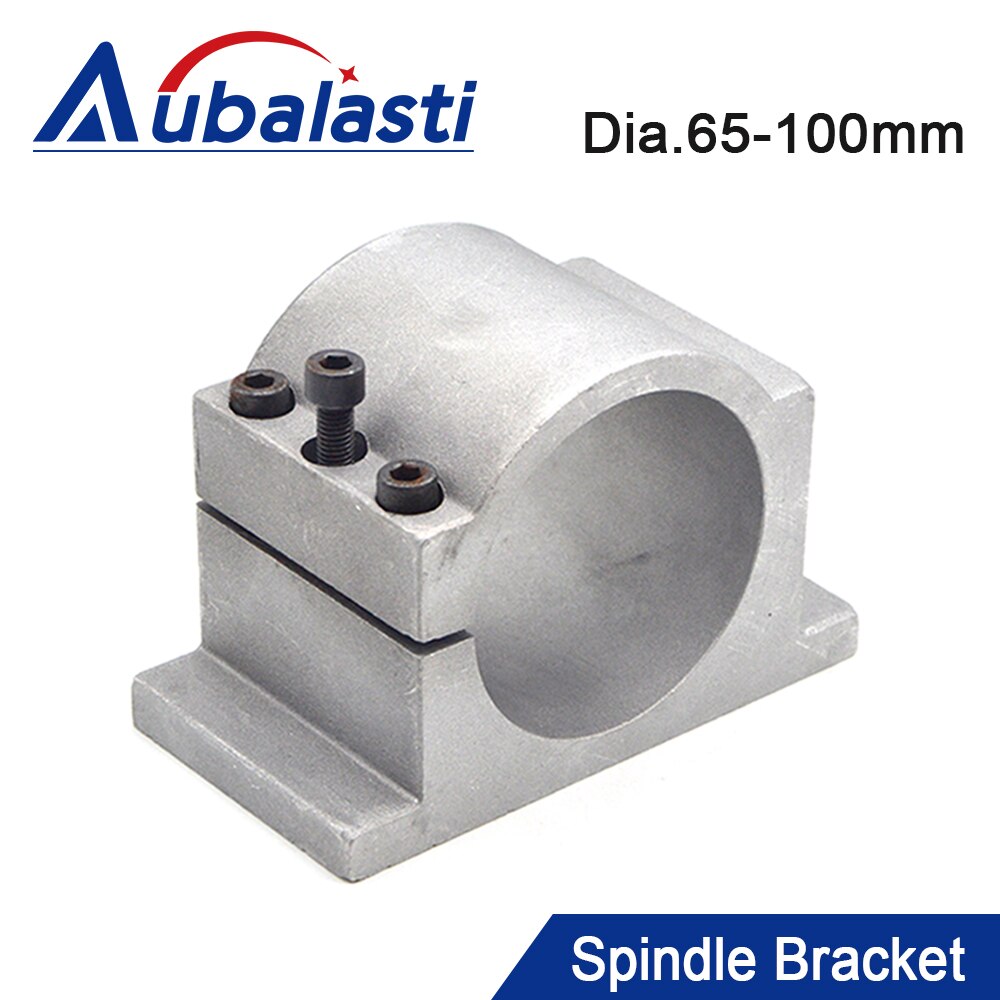 Support en Aluminium de fonte de D65-100mm de moteur de broche de CNC pour graver la broche de broche de fraiseuse CNC broche de Machine-outil