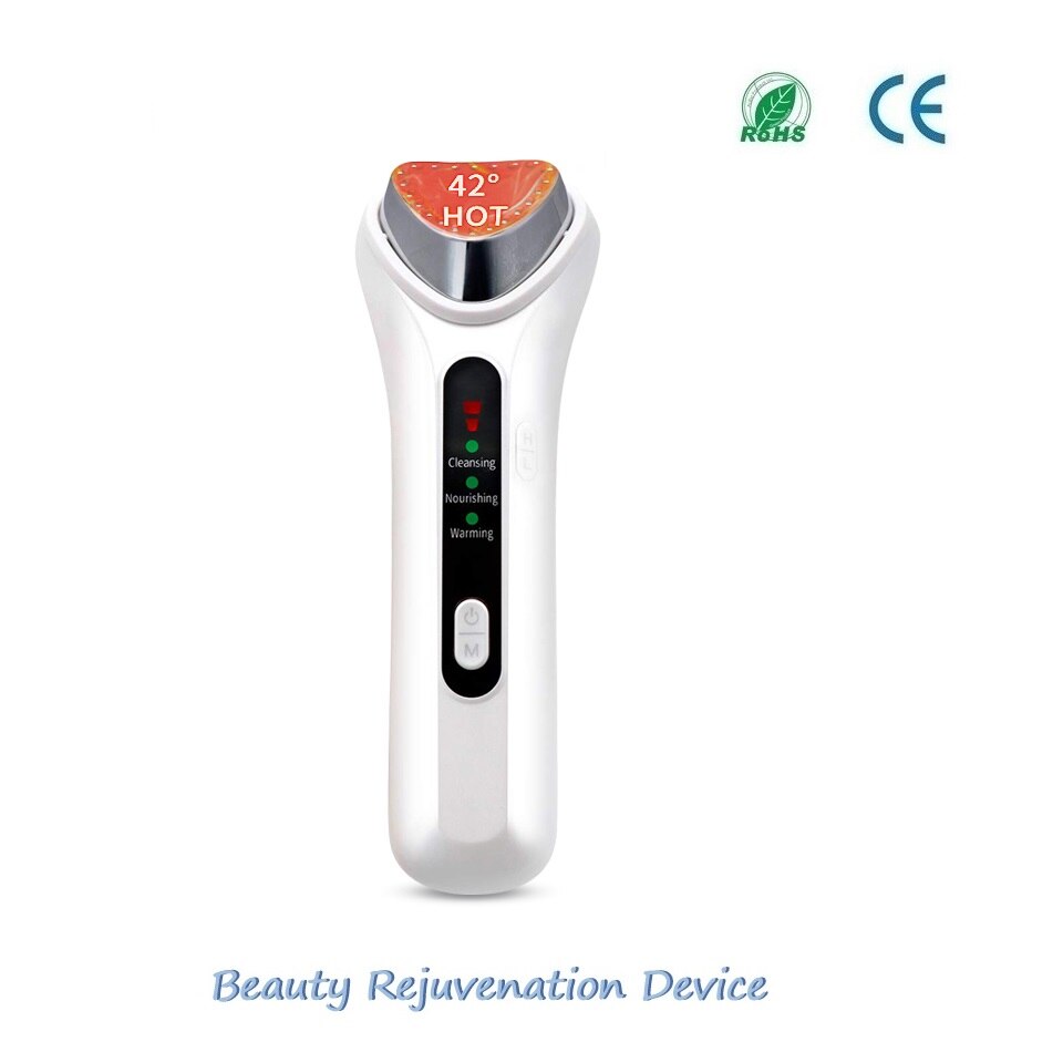 Ultrasonic Ion Importing Facial Beauty Device Ionic Clean Anti Wrinkle Removal Tightening Face Lift Tighten Rejuvenation Skin
