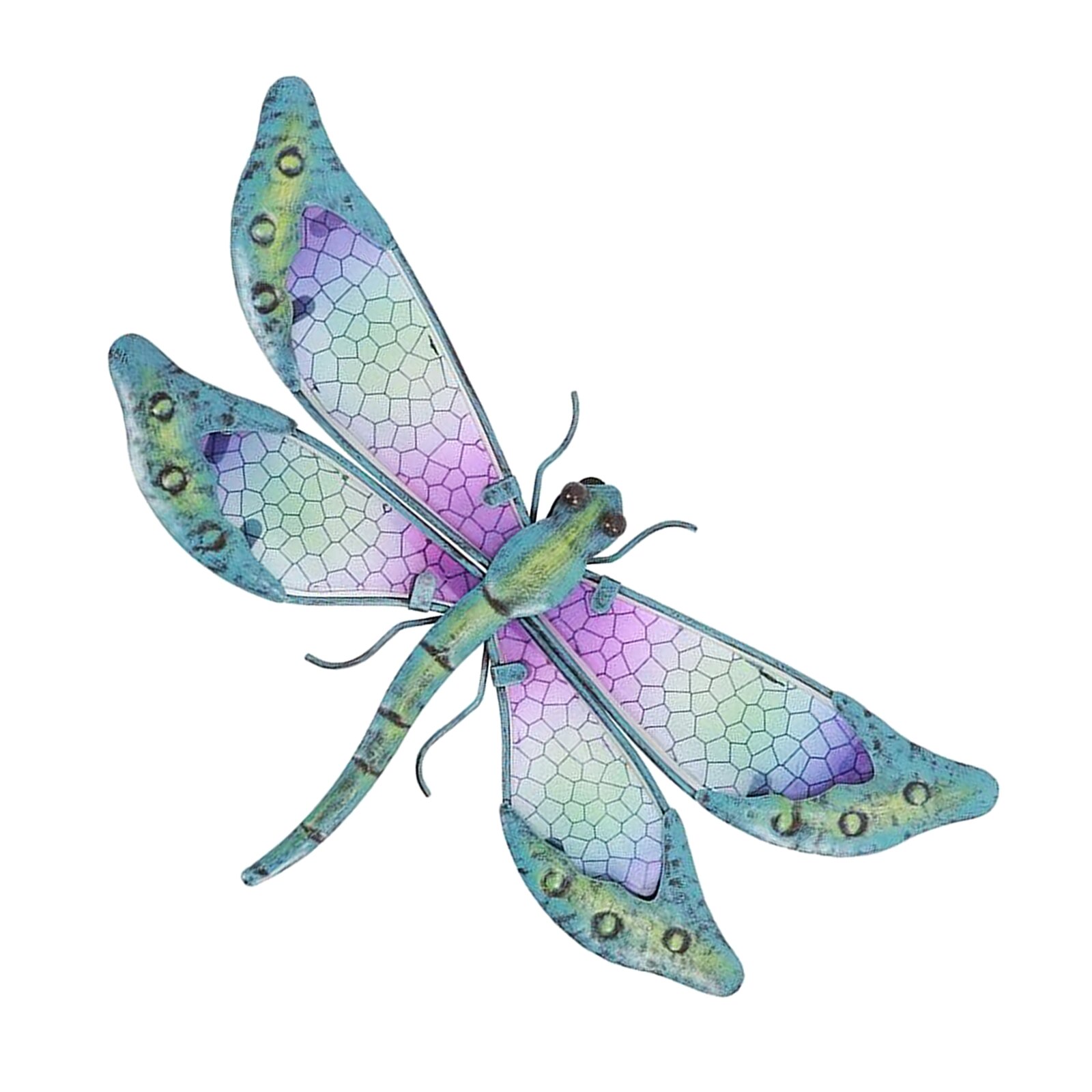 Unique Dragonfly Wall Statue Decor Artwork Indoor Outdoor House Bedroom Bathroom Office Garden Patio