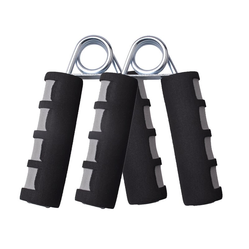 Hand Grip Fitness Workout Finger Trainer Strength Exercise Foam Wrist Grippers Rehabilitation Power Muscle Recovery Training Gym: Light Grey