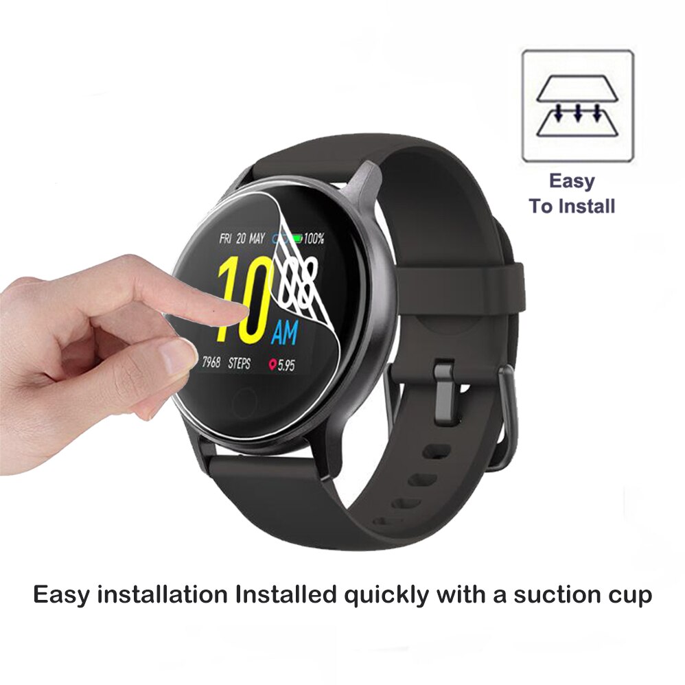 3Pcs 0.15mm Hydrogel Soft Clear TPU Film For UMIDIGI Uwatch 2S 2 S Smart Watch Full Screen Protector Anti-Scratch Film Not Glass