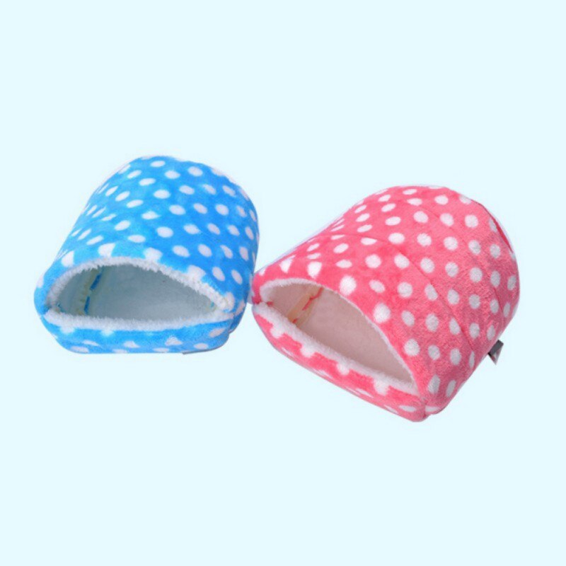 Peluche suave hámster conejillo de indias casa jaula pequeño Animal rata ratones nido cama casa pequeños productos para mascotas de Mini pequeños animales durmiendo