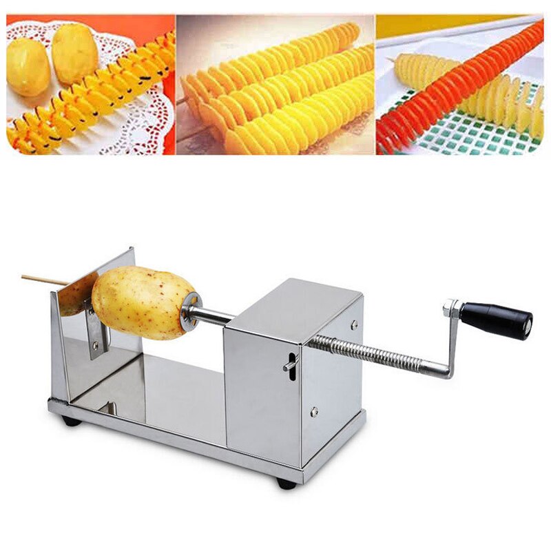 Vegetable Cutter Potato Tornado Cutter Cooking Tool Manual Slicer Vegetable Cutter