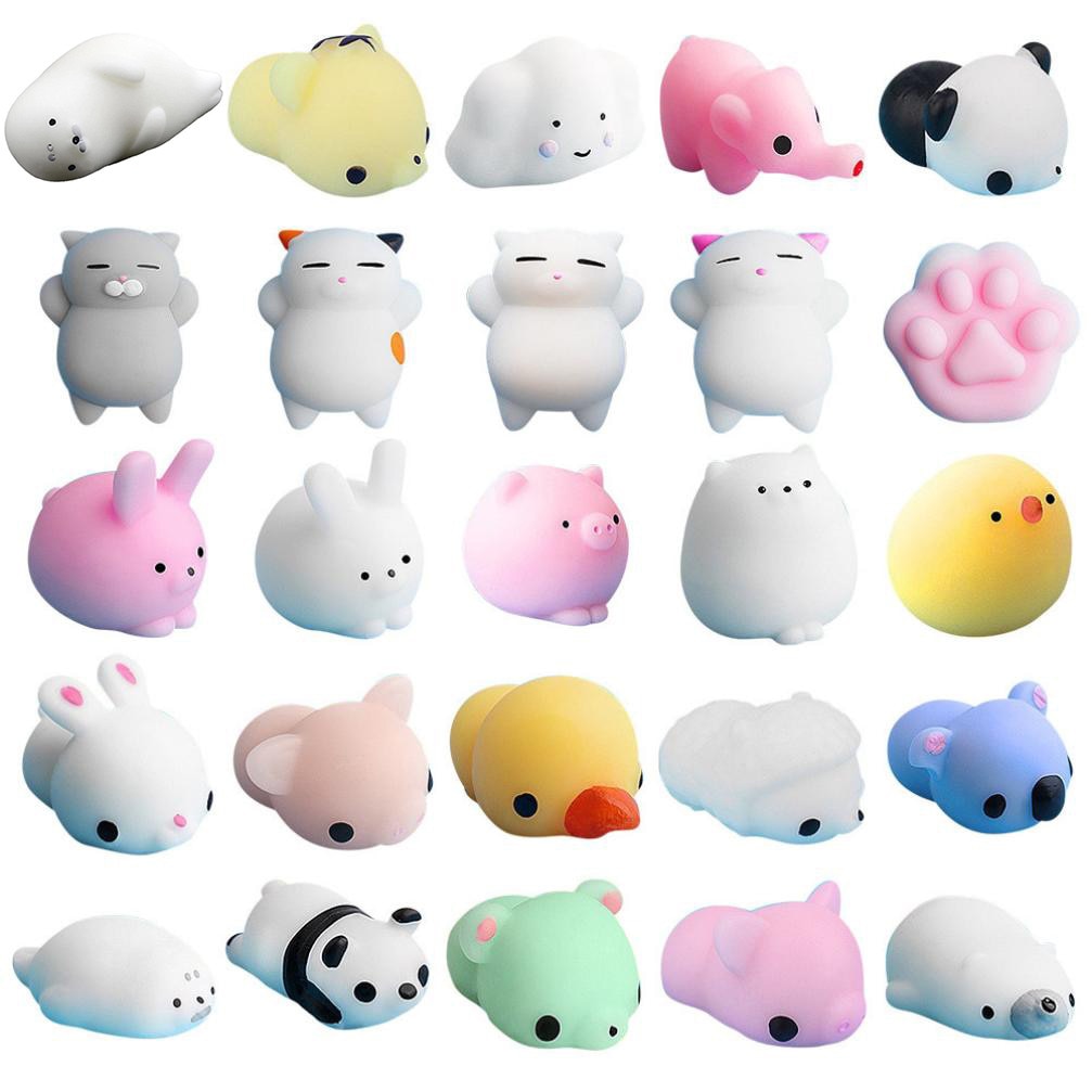 Fidget Juguetes | Juguetes fidget | Fidget juguetes 25pc lindo Mochi gato apretar curación niños divertido Kawaii juguete estrés pop fidget Fidget juguetes squishy игрушки: Default Title
