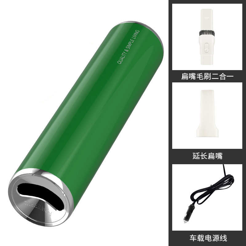Mini Vacuum,Small Cordless Handheld Vacuum, USB Rechargeable, Easy to Clean Desktop,Drawer, Car Interior and Other Crevices: Green Wired