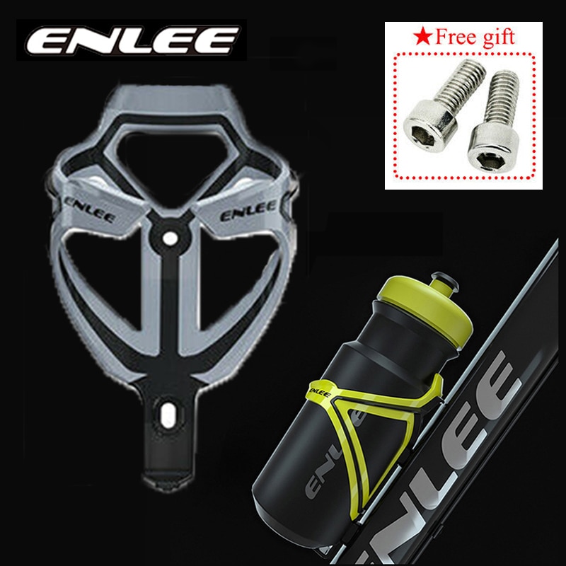 2pc enlee mtb flaskhållare ultralätt vattenflaskhållare ställ berg hopfällbar cykelbur mycket elastiska cykeltillbehör