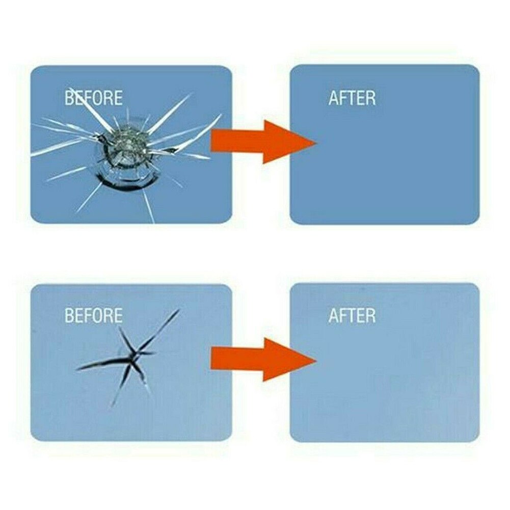 Automobil Glas Reparatur Auto Windschutzscheibe Riss Chip Reparatur Werkzeug DIY Fix Bausatz