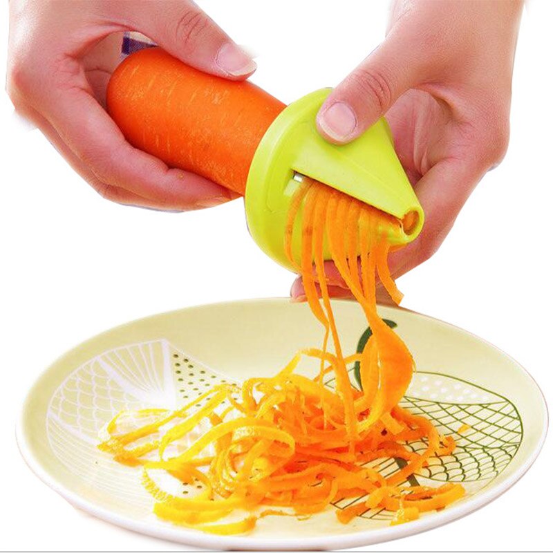 1 st Plantaardige Spiralizer Rasp Plantaardige Spiral Slicer Cutter Spiralizer voor Wortel Komkommer Courgette Kitchen Tools Gadget