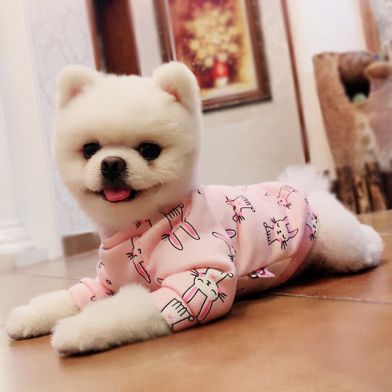 Hundetøj 8 stil dyremønster vinter sweatshirt hund hættetrøje kæledyr tøj til små hunde fransk bulldog sweatshirts tøj l
