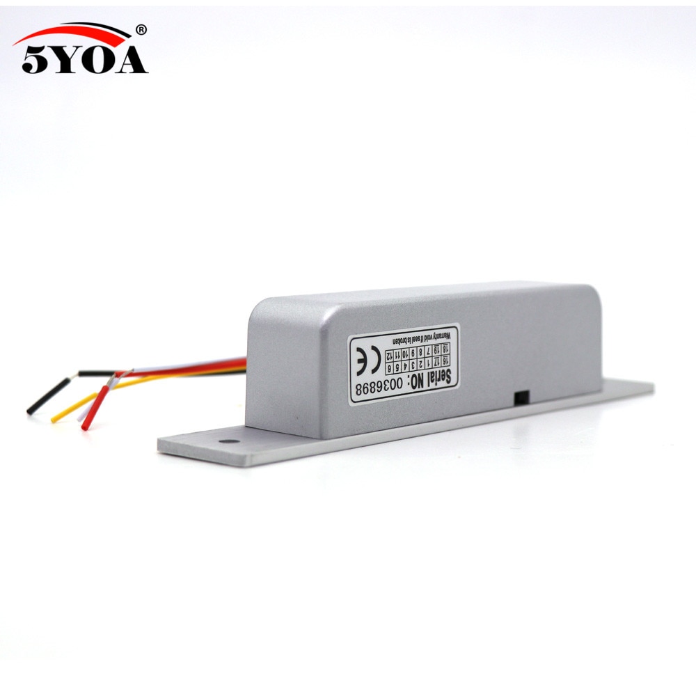 Klein high-end elektrisch insteekslot voor deurtoegangscontrole,  dc 12v roestvrijstalen nc-elektronica