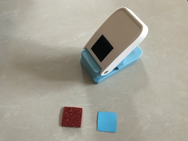 free ship 2.5cm square paper punches EVA punchers cardboard puncher corrugated punch balsa wood puncher metal sheet cork punches