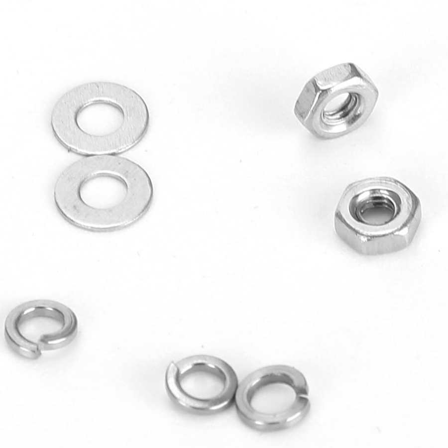 662 stuks  m2 schroefset panmachine schroef + platte/elastische ring + moer kit