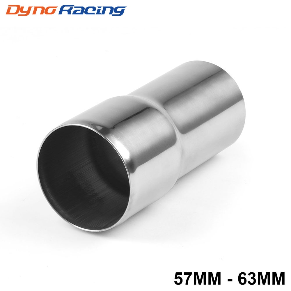 57MM TO 63MM Exhaust 2 Step Reducer Adapter Connector Tube Stainless Steel Pipe Cone BX101447-3