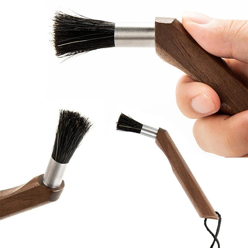 Coffee Grinder Cleaning Brush Espresso Machine Group Head Bristles Brush With Plastic Handle Coffee Machine Cleaning Brush Tool