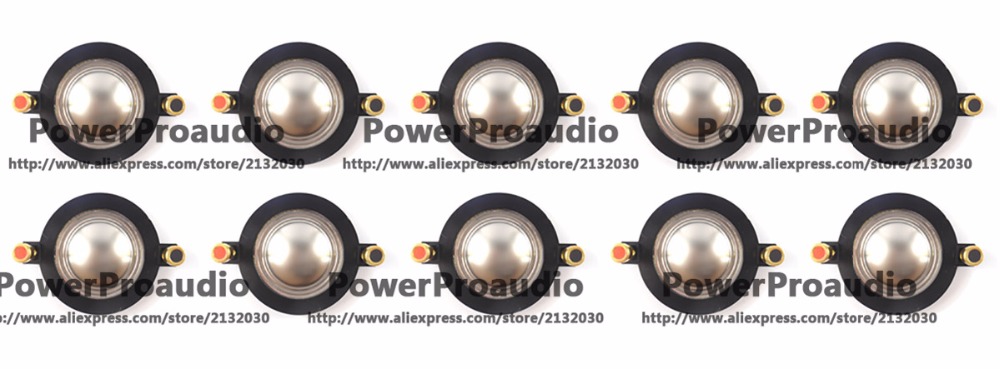 Pieza de altavoz de 34,4mm y 34,5mm, componentes de repuesto de altavoz con bobina de voz, Tweeter, domo, diafragma, coi, 10 unids/lote