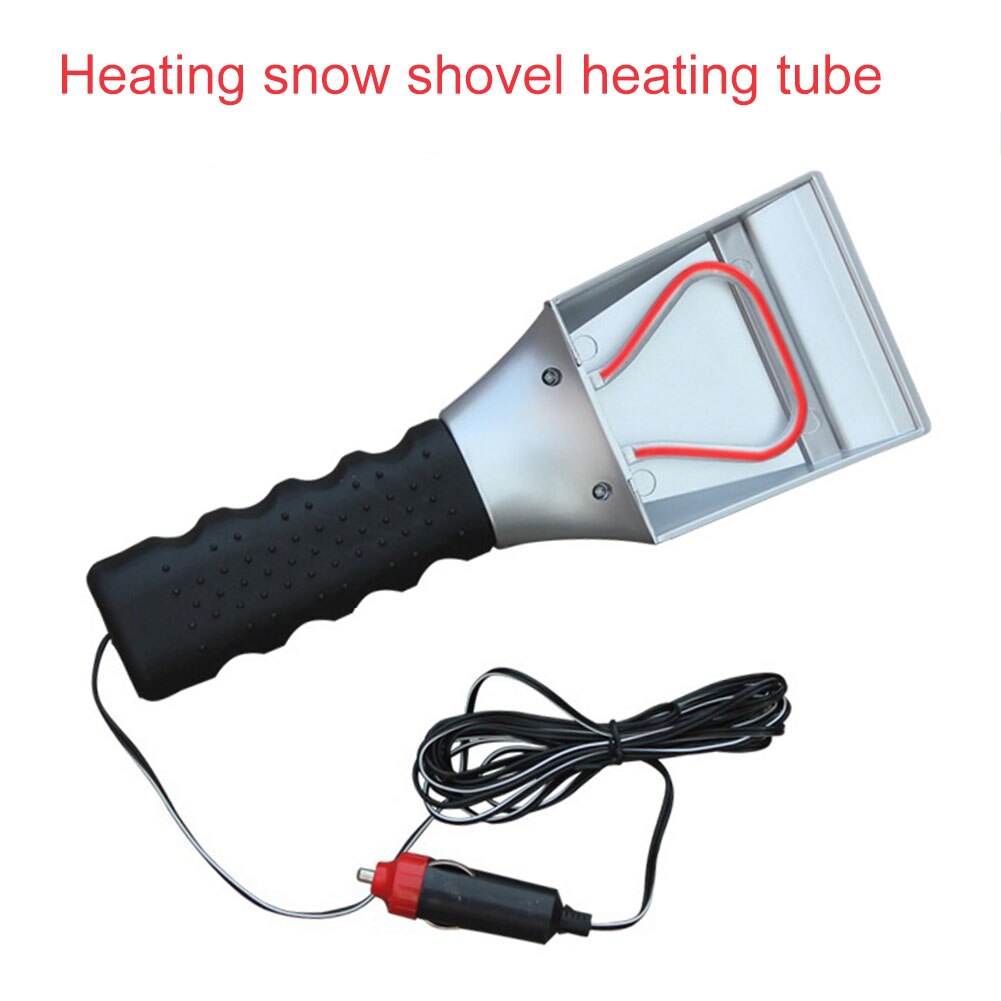 12V Electric Heated Scraper Snow Removal Car Truck Windshield Defrost Tool F-Best