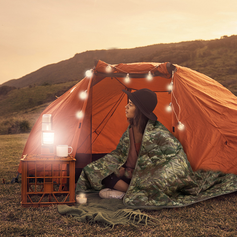 Loogu Winter Outdoor Katoenen Dekbed Ultralight Reizen Jungle Keep Warm Camping Sjaal Comfortabel Slapen Tent Deken