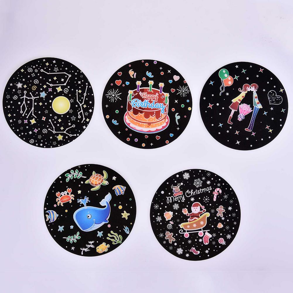 6 Projection Themes Light Music Remote Control 360 Degree Rotation Night Lamp Ocean World Birthday Party Planet Merry Christmas