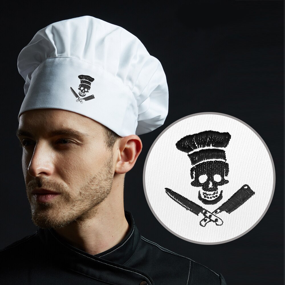 Chef Kitchen Hat Unisex Men Women Chef Waiter Uniform Cap Embroidered Cooking Bakery BBQ Grill Restaurant Cook Work Hat: 14