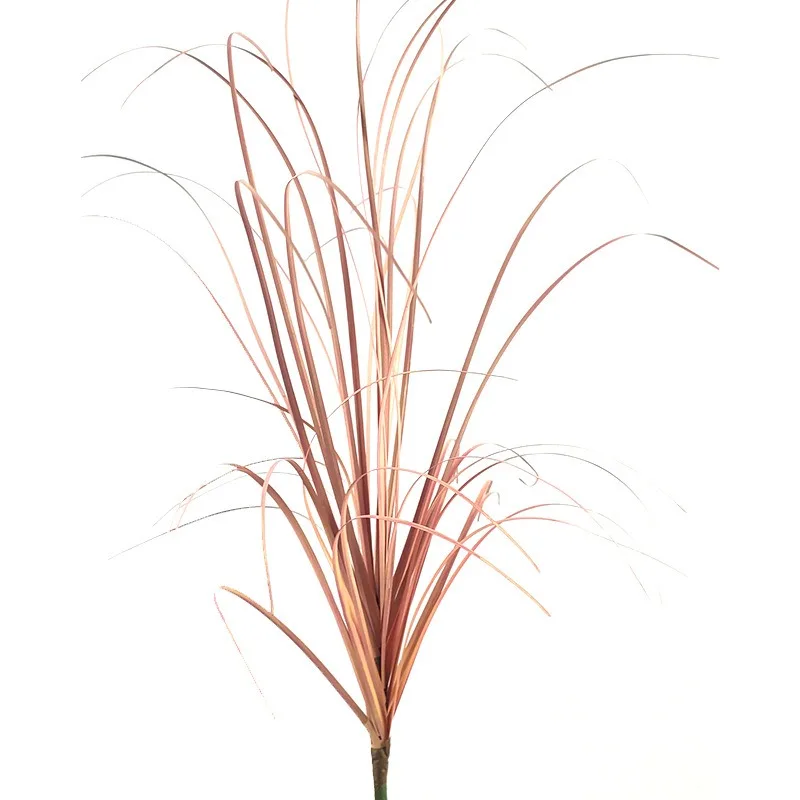 Simuliertes Zwiebelgras, DIY gefälschtes Gras, Gartendekoration, Pflanze, Blumentopf, Märchengarten, Miniaturmodell, künstliche Pflanzen: 3XL / Licht Grau