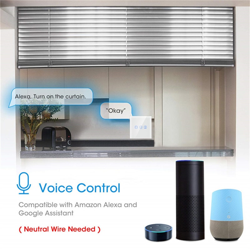 Smart home wifi smart elektriska persienner gardinomkopplare röststyrning av alexa google home switchbot gardin