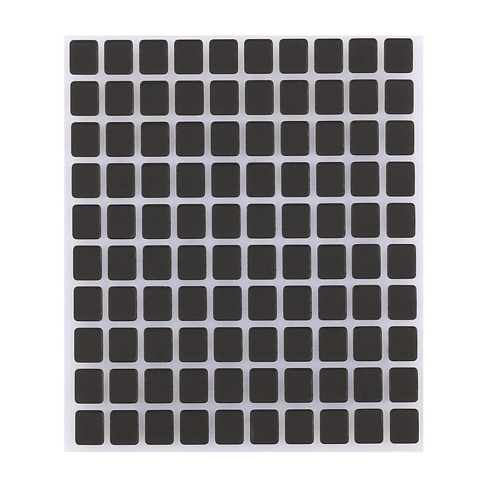 iPartsBuy 100 PCS Display Screen Black Stickers for iPhone X