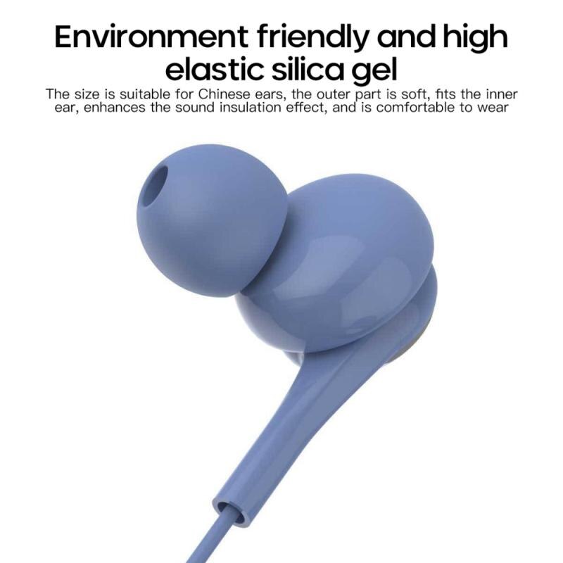 Auriculares con cable y micrófono incorporado, cascos con control remoto, 3,5mm, para teléfonos inteligentes, estéreo, música, deporte, novedad