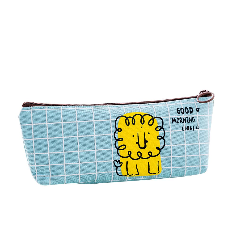 Stripe Canvas Pencil Bag Stationery Storage Bag Of... – Grandado