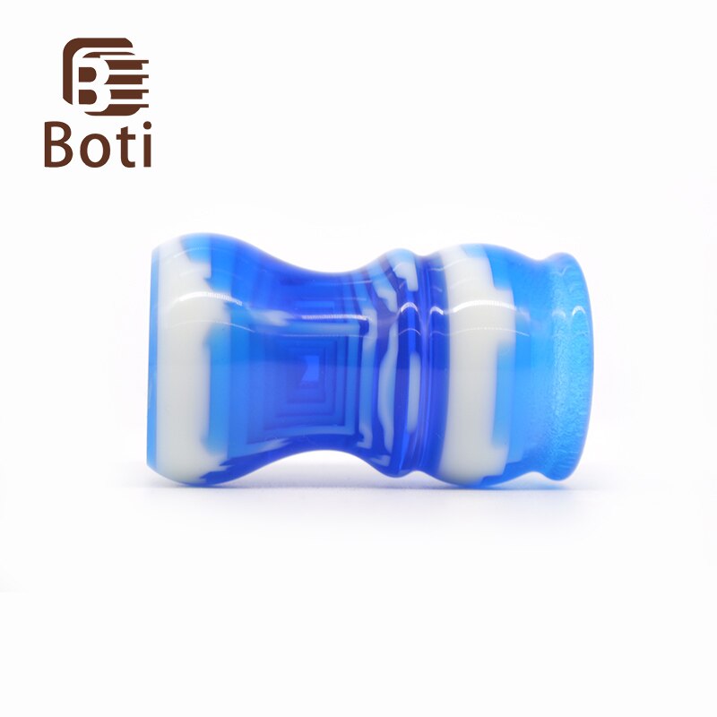Boti Brush-Sky City Shaving Brush Handle Bule and White Color Handle Handmade Beard Brush Handle Daily Cleaning Tool Handle