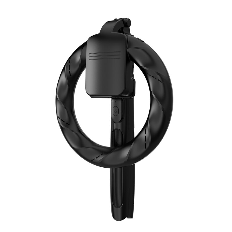 Multifunktionaler kabelloser bluetooth-selfie-stick, faltbares mini-stativ mit handyhalterung und fülllicht für ios und android