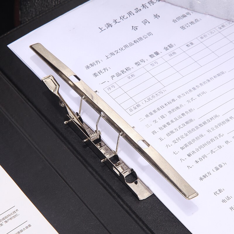 Popular trends PU faux leather conference report folder A4 file folders for documents signature sales office supplies 1211A