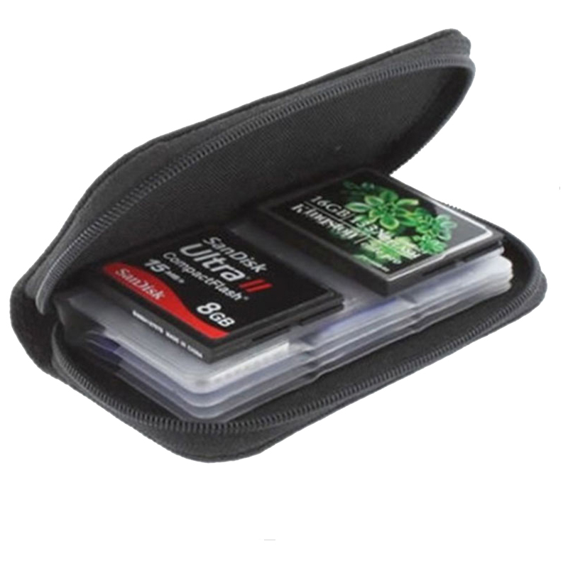 Memory Card Storage Carrying Case Holder Wallet 22slots For CF/SD/SDHC/MS/DS 3DS Game Accessory Memory Protector Memory Cards