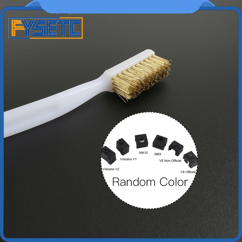 3D Printer Cleaner Tool Copper Wire Toothbrush Copper Brush Handle For Nozzle Block Hotend Cleaning Bed Cleaning Parts