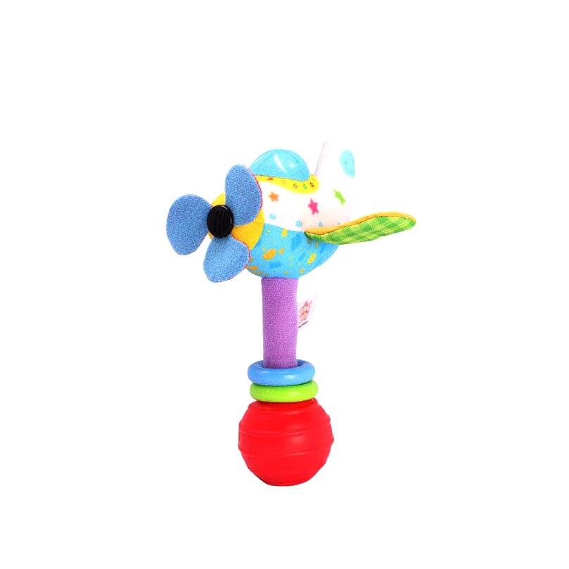 Nette Vlies Pädagogisches Spielzeug Baby, Kleinkind Spielzeug dehnen Vibration ziehen Ring Plüsch Rassel Hand Schütteln Glocke Bett Glocke Spielzeug Weichen: Flugzeug Rassel