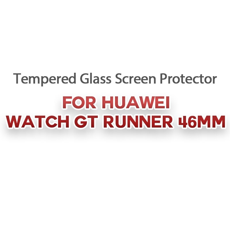 Härdat glas för huawei watch  gt 2 3 runner 46mm smart watch genomskinlig skärmskyddsfilm tillbehör för huawei  gt2 gt3 46mm: Gt löpare 46mm / 3 st
