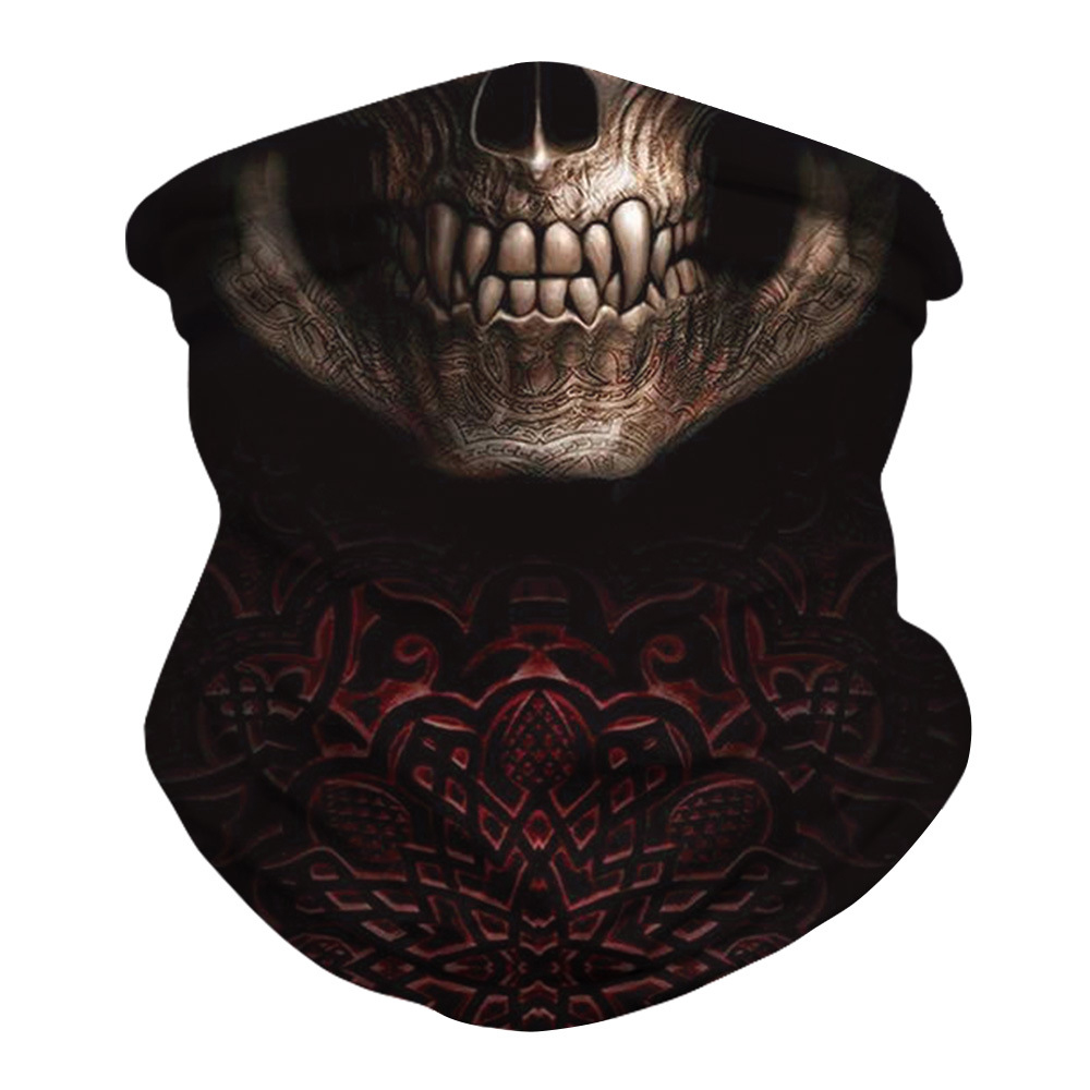 1pc färgglada unisex coola magiska ansikte bandana täckrör hals halsduk pannband utomhus huvudbonader sporttillbehör: 2