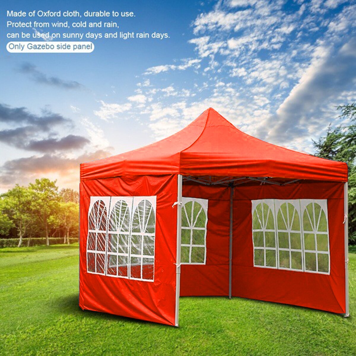 Tent Cloth Outdoor Folding Waterproof Rainproof Tent Cloth Gazebo Side Panel Fit For Most Gazebo Tent