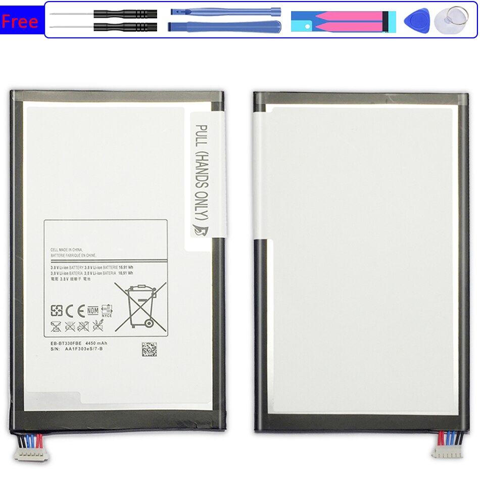 EB-BT330FBE Battery For Samsung Galaxy Tab 4 8.0 T330 T331 T331C T335 SM-T330 SM-T331 SM-T335 Bateria 4450mAh Tracking Number