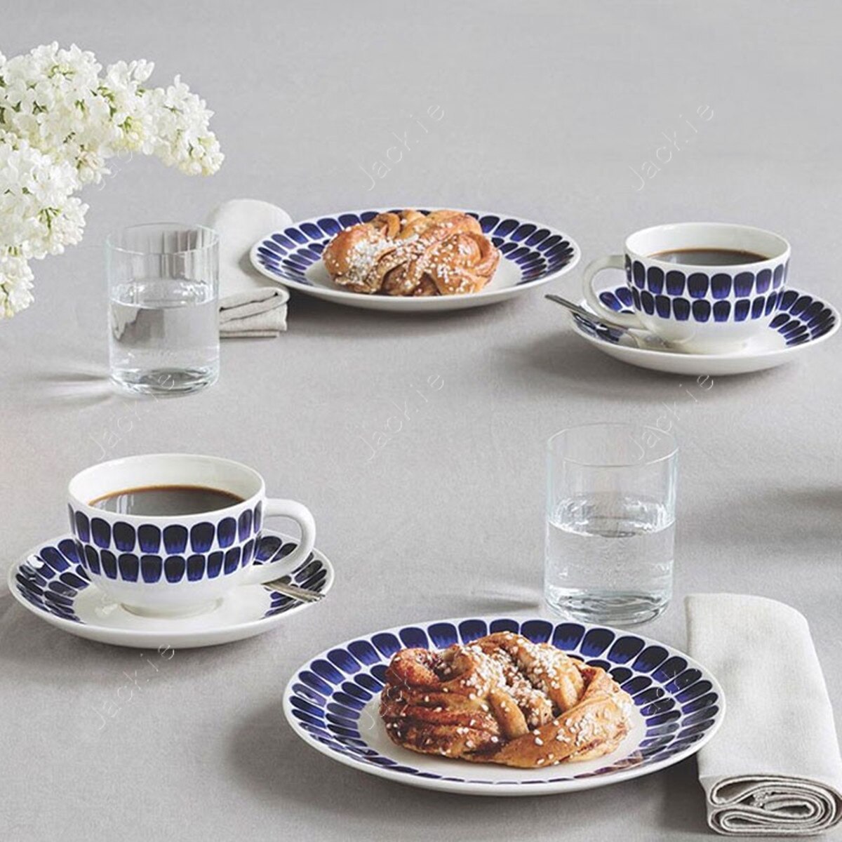 Breakfast Salad Bowl Pasta Dinner Plates European Afternoon Tea Milk Mugs Coffee Cups with Dessert Dishes Home Ceramic Tableware