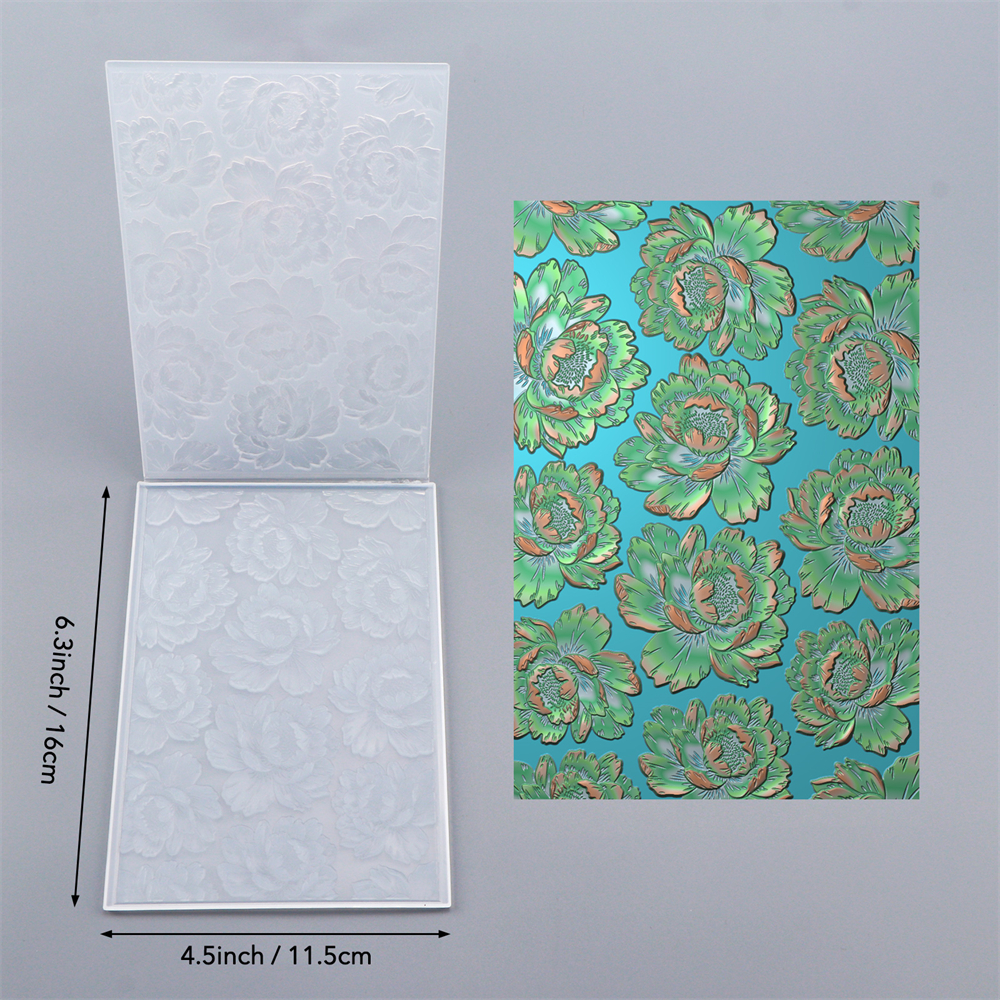 Trees 3D Embossing Folder Blooming Flowers Christmas Decorations Spider Web Background Patterns Templates Stencil For DIY Scrapb: Chocolate