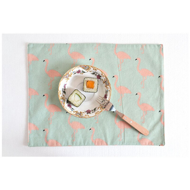 FullLove 40*30 cm 2 Stks/set Katoen Keuken Handdoeken Flamingo Print Servetten Absorberende Theedoeken Schoonmaakdoekje Huis textiel
