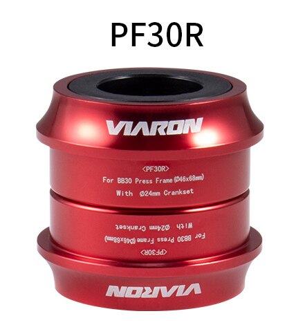 BB30 PF30 Bicycle Bottom Bracket Bike for sram gxp press fit bearing 42X68mm 46X68mm MTB press bottom bracket: PF30 red