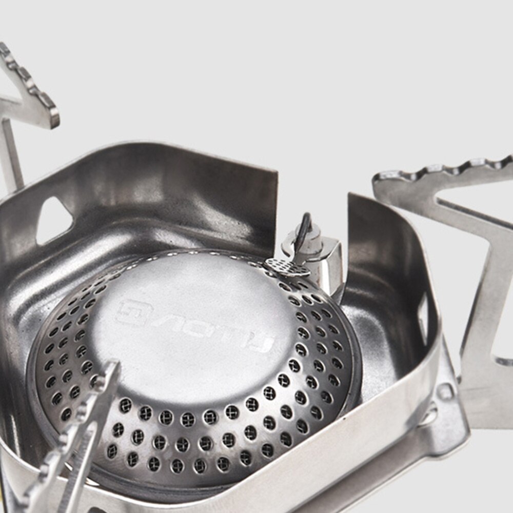 Camping Windbreak Burner Outdoor Portable Gas Stove Pot Grill Folding Burner Electronic Ignition Cooker Outdoor Cooking Camp