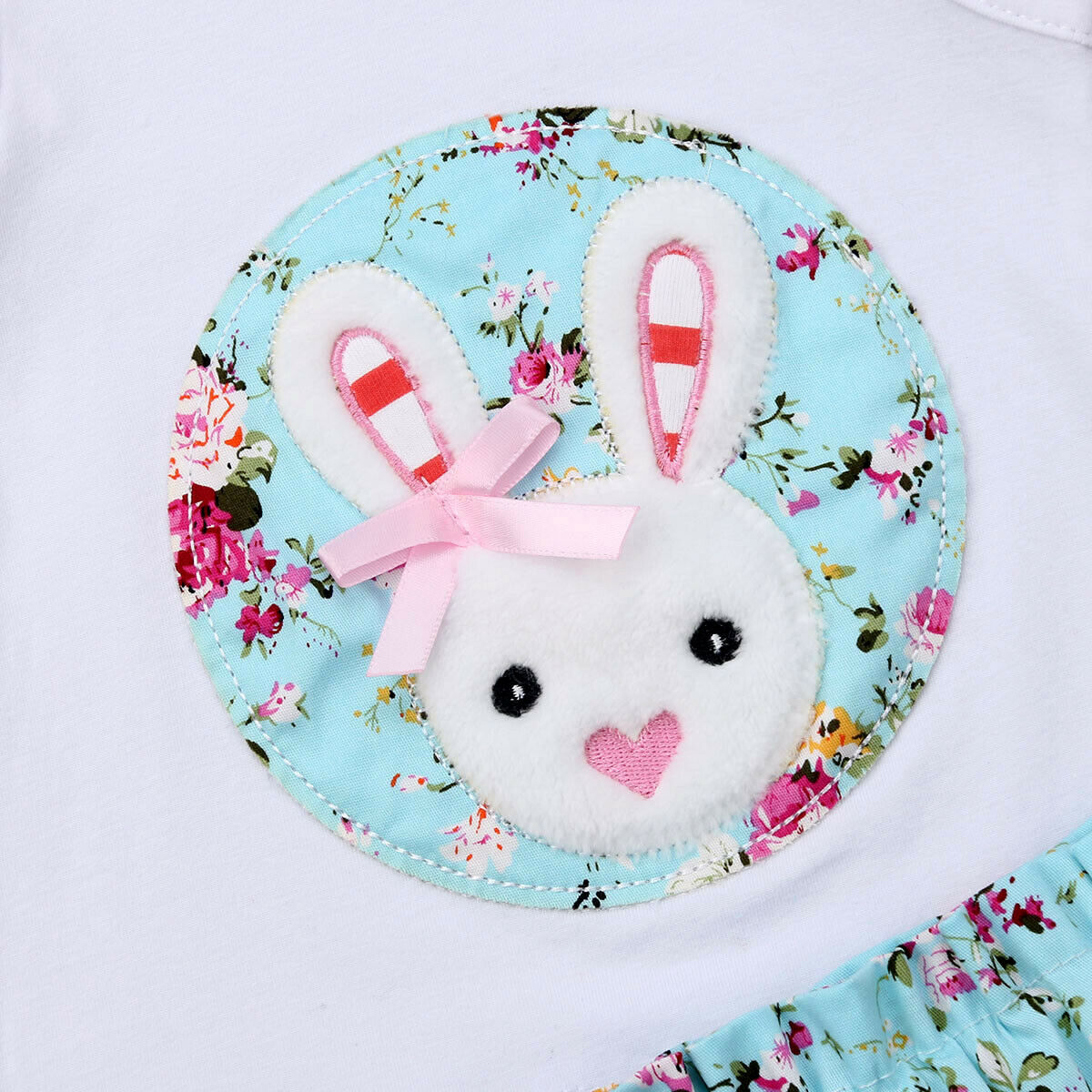 Kinderkleding voor pasen, peuter, babymeisje, ruches, konijnentopje + tutu, bloemenrok, kinderoutfit, mouwloos, zonnepakje, set van 6m-4y