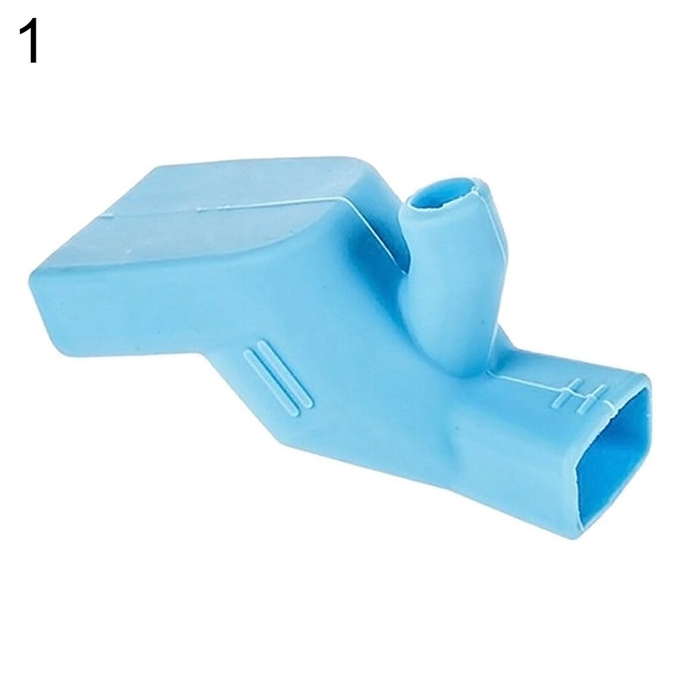 Keukenkraan siliconen waterkraan verlengstuk kinderbadkamer handwas hulpmiddelen: Blauw