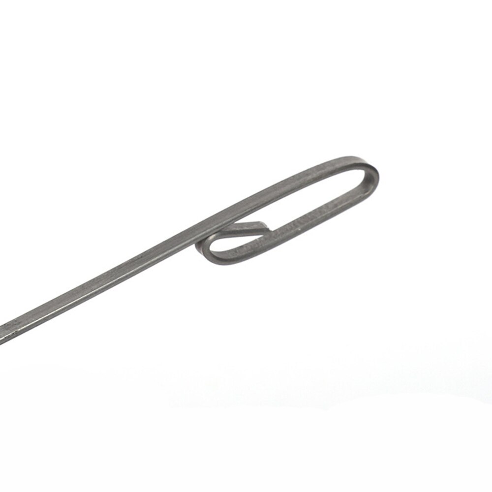 Electrician Conduit Drywall Threader Pipe Hole Cable Puller Fish Shape Underpass 1.3X3MM Fish-shaped Tool Storage Steel Wire